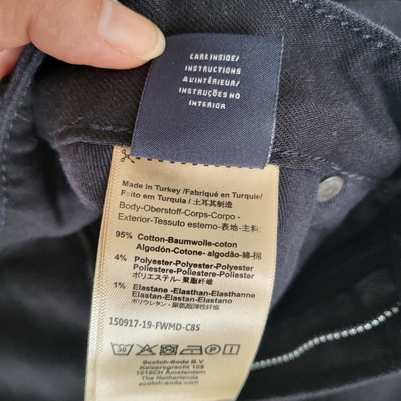 Scotch & Soda Jeans Skim Stay Black Skinny Fit (150917-19-FWMD-C85) - Picture 5 of 11